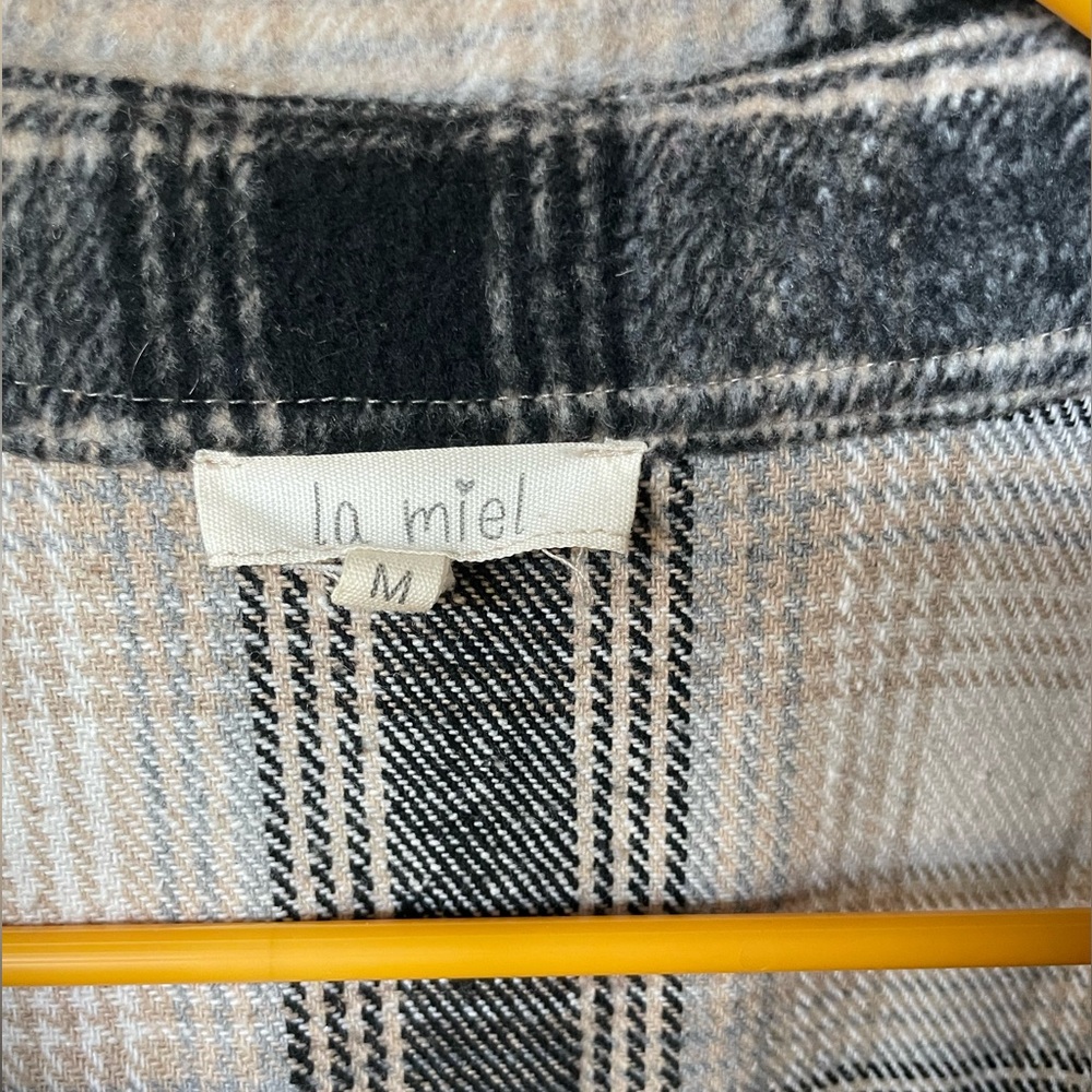 La Miel Plaid Shacket View 2